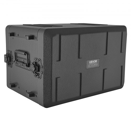 VEVOR 6U Rack Case, 260 mm Depth, Rackmount Flight Case Shallow