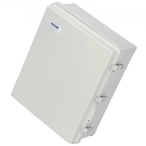 VEVOR Outdoor Electrical Junction Box, 13.78 x 9.84 x 5.90 in, ABS Plastic Electrical Enclosure Box with Hinged Cover Stainless Steel Latch, IP67 VEVOR Outdoor Electrical Junction Box, 13.78 x 9.84 x 5.90 in, ABS Plastic Electrical Enclosure Box with Hinged Cover Stainless Steel Latch, IP67