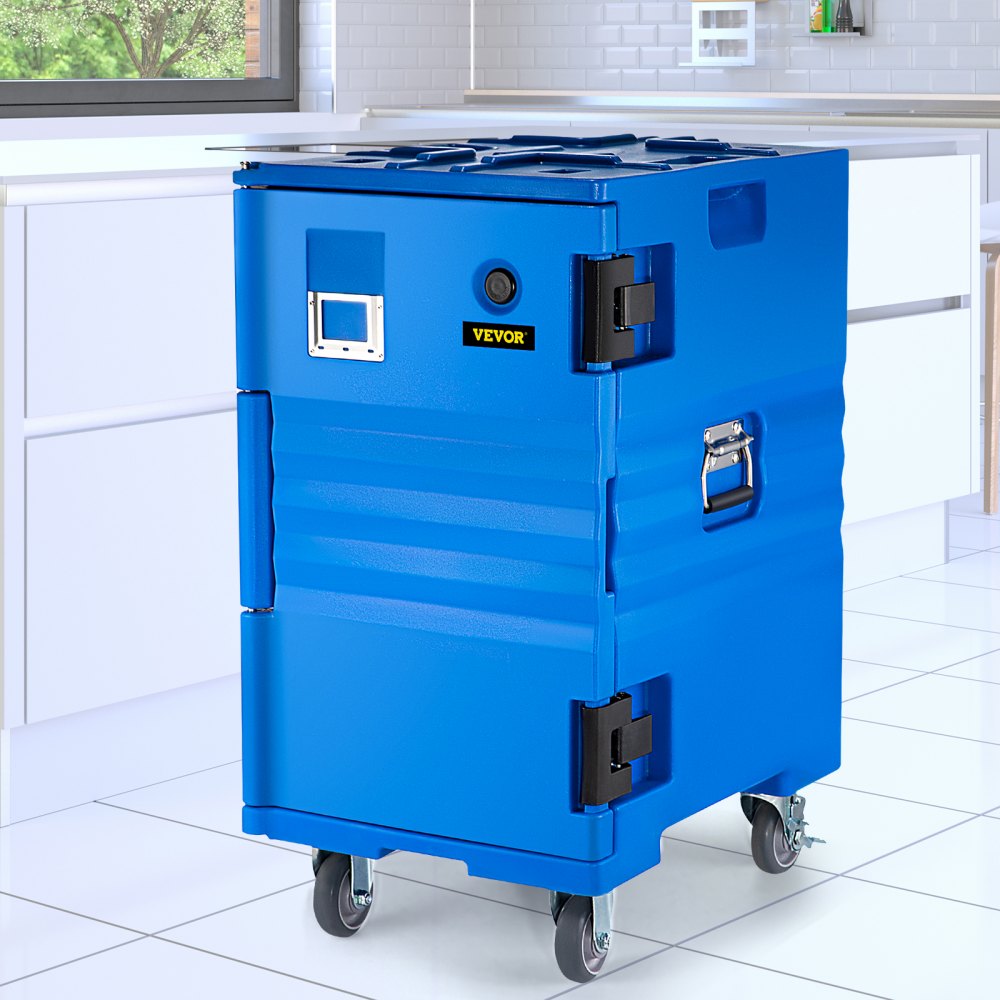 VEVOR Insulated Food Pan Carrier, 109 Qt Hot Box for Catering, LLDPE ...