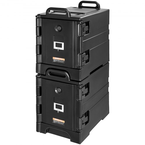 Insulated Food Pan Carrier Stackable Catering Dishbox 81QTx 2 Chafing ...