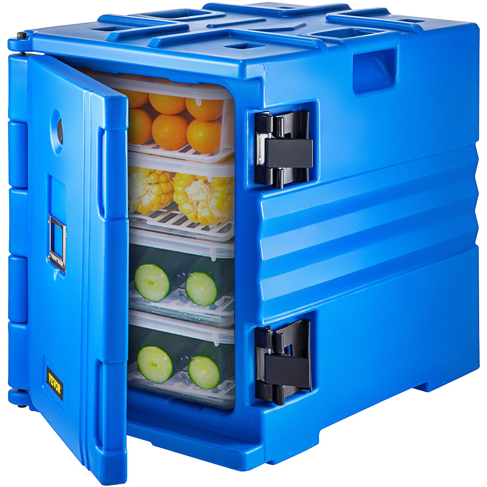 VEVOR 90L Insulated Food Pan Carrier Container Front Load Catering Box ...