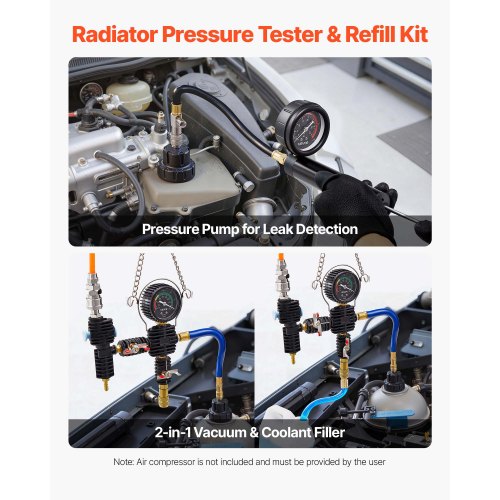 Explore VEVOR for Reliable Radiator Pressure Tester for Cars