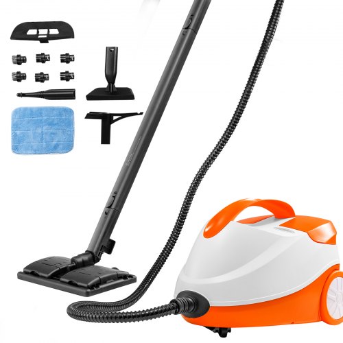 VEVOR Steam Cleaner 20 pcs Accessories 1.5L Tank for Floors Upholstery