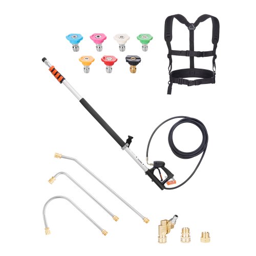 VEVOR 24 ft Telescoping Pressure Washer Wand - 4000 PSI