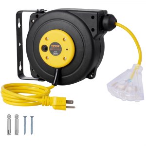 NEIGHBORHOOD®︎ NH . ODE / S-CORD REEL Reelcraft L 4525 123 7BC - Duplex Outlet Box Power Cord Reel