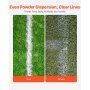 Adjustable Line Width Chalker Happybuy 2-Wheel Dry Line Marker - Adjustable 2" Or 4" Lines, 25 Lb Capacity, For Baseball/Softball Fields (Green) Baseball Infield Line Marker