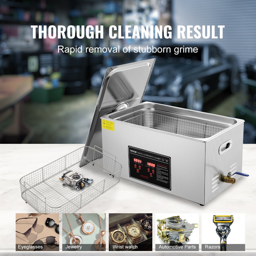 VEVOR Ultrasonic Cleaner with Digital Timer & Heater, Professional ...