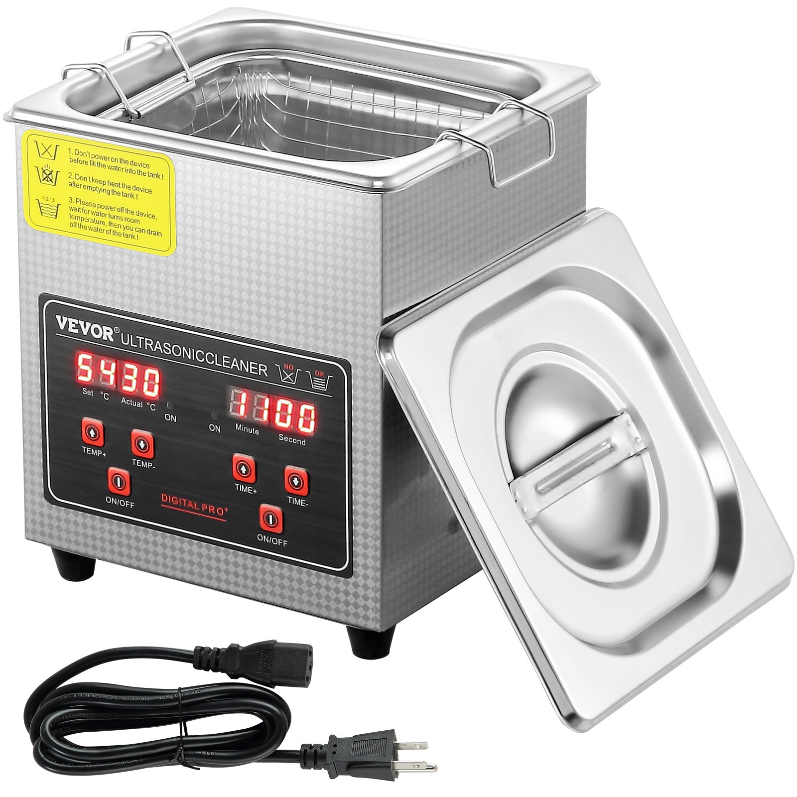 VEVOR VEVOR Ultrasonic Cleaner with Digital Timer & Heater ...