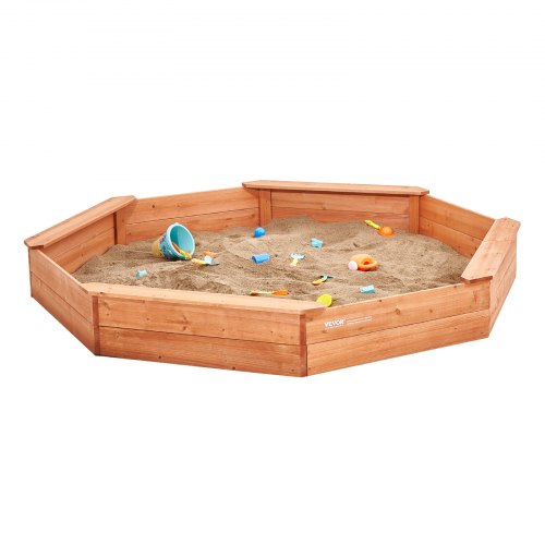 VEVOR Wooden Sandboxes – Safe, Durable Outdoor Play for Kids