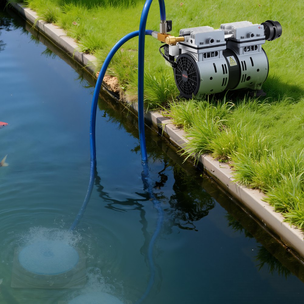 VEVOR Pond Aeration System 5 2 CFM 3 4HP 3 Acre Coverage VEVOR Pond Aeration System 5 2 CFM 3 4HP 3 Acre Coverage