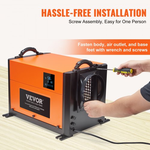 VEVOR 125 Pints Commercial Dehumidifier with Drain Hose for VEVOR 125 Pints Commercial Dehumidifier with Drain Hose for