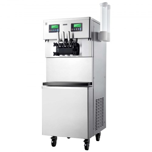 VEVOR Commercial Ice Cream Machine, 34-44L/H Yield, Dual