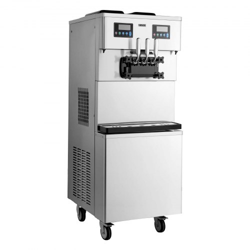 VEVOR Commercial Ice Cream Machine, 34-44L/H Yield, Dual