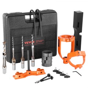 VEVOR Mortising Attachment for Drill Press, 4 Model Drills Square