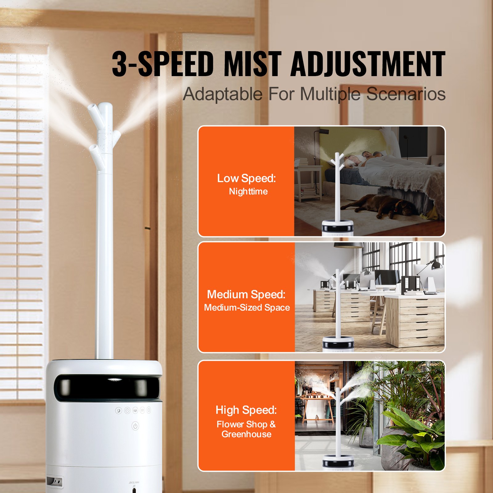 VEVOR Humidifier for Home Large Room, Commercial Humidifier for Whole ...