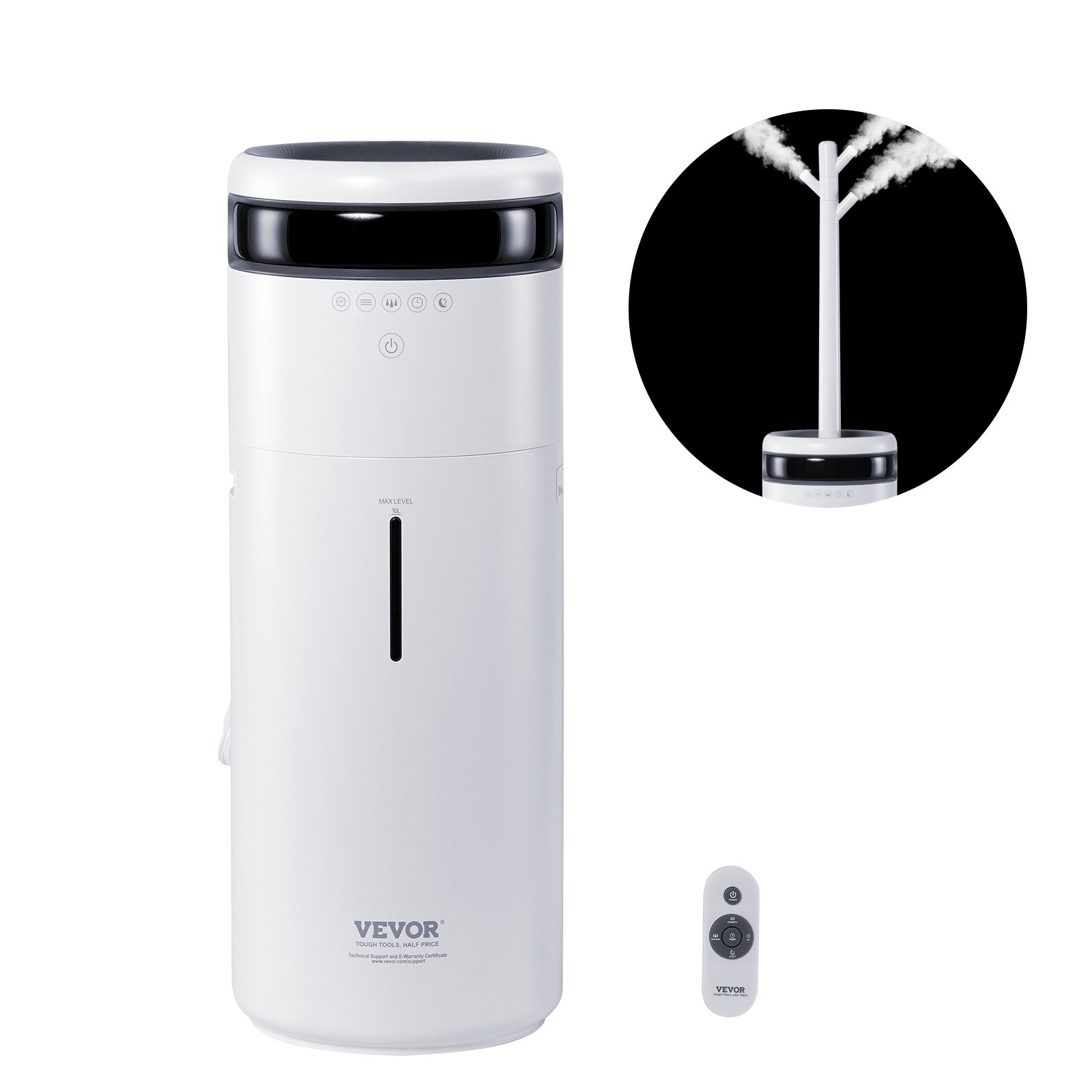 VEVOR Humidifier for Home Large Room, Commercial Humidifier for Whole