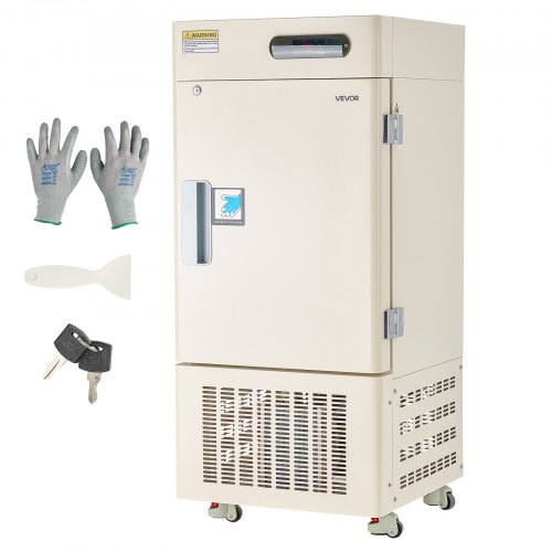 VEVOR Ultra Low Temperature Freezer - 304 Steel, 28L Space