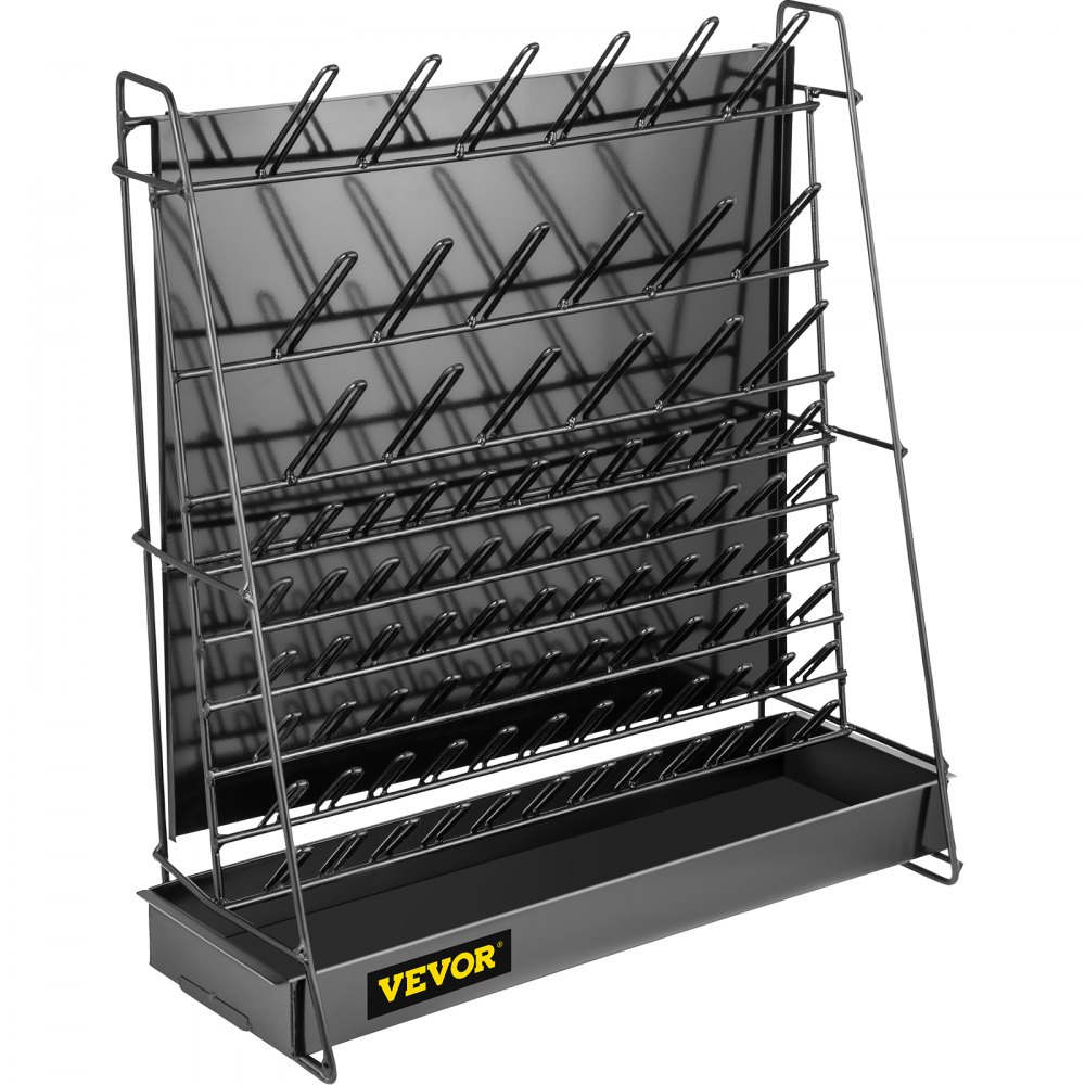 Glass Drying Rack Rods VEVOR Drying Rack for Lab 90 Pegs Lab Glassware Rack Steel Wire ...