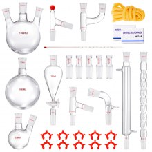 2000ml Essential Oil Distillation Kit - 28 Piece Full Apparatus Set For Home DIY Extraction