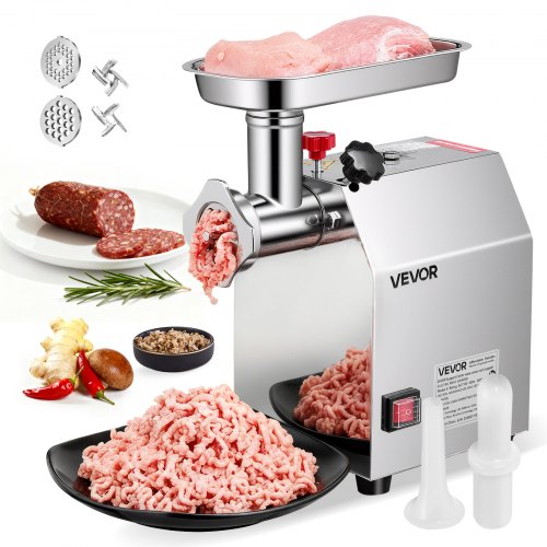 VEVOR Commercial Electric Meat Grinder, 5 lbs/min Capacity, #8