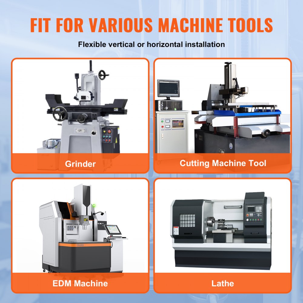 VEVOR Digital Readout 16'' & 18'' & 38'' Linear Scale 3 Axis DRO ...