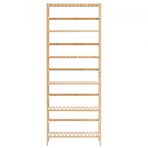 VEVOR Bamboo Shelving Unit – 6-Tier, 22 lbs, 100% Solid