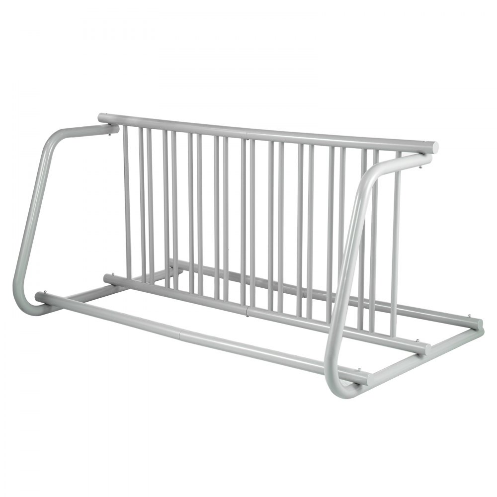 VEVOR 10 Holders Floor Bike Rack, 1.5m Length All-Steel Grid Bike Rack ...