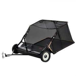 VEVOR 42-inch Lawn Sweeper Tow Behind, 12 cu.ft. Large Pull Behind