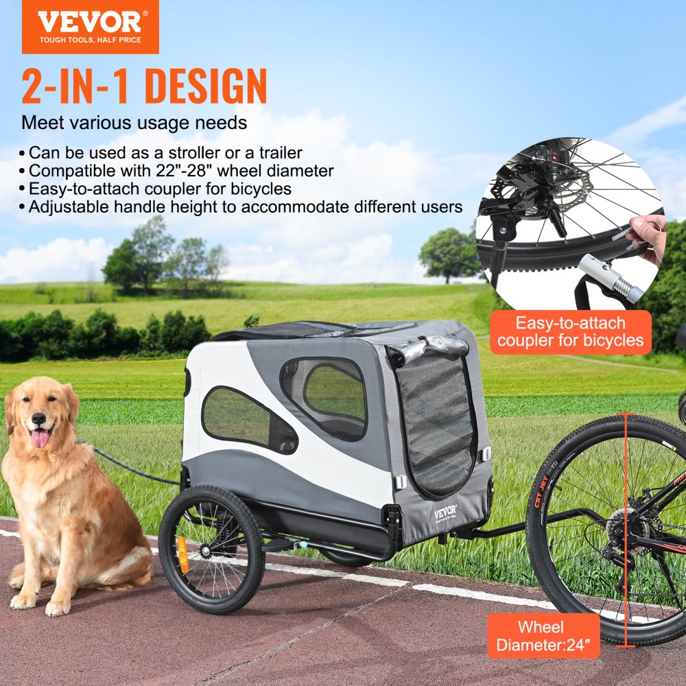 Dog carrier clearance trailer