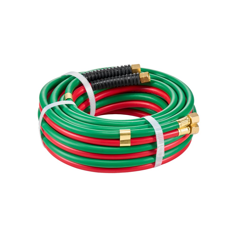 VEVOR Oxygen Acetylene Hose, 1/4-Inch x 25FT Oxy Acetylene Hose with 9/ ...