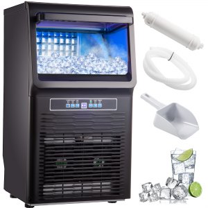VEVOR Countertop Ice Maker, 70LBS/24H Yield, Tabletop Ice Machine w ...