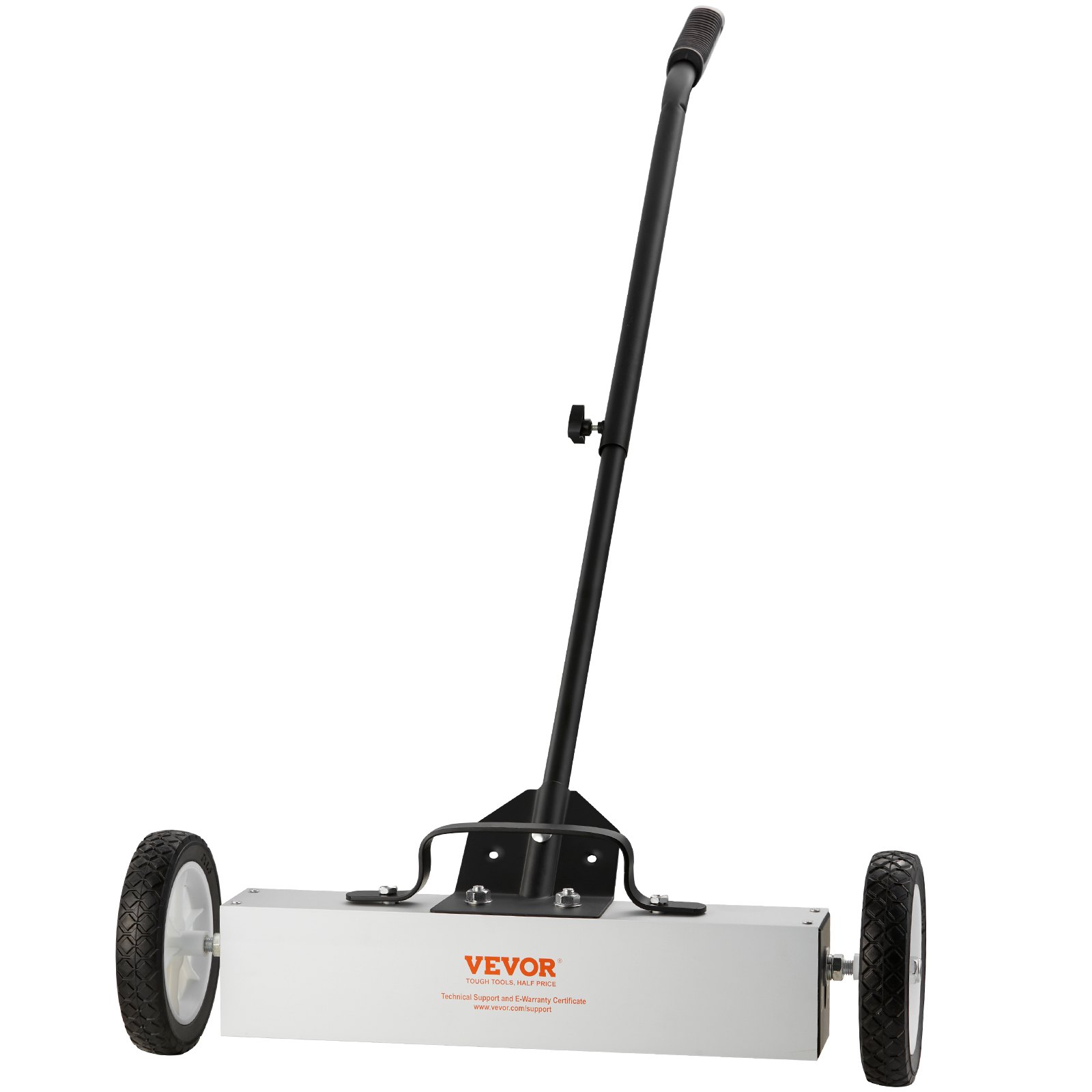 VEVOR 45Lbs Rolling Magnetic Sweeper with Wheels, Push-Type Magnetic ...
