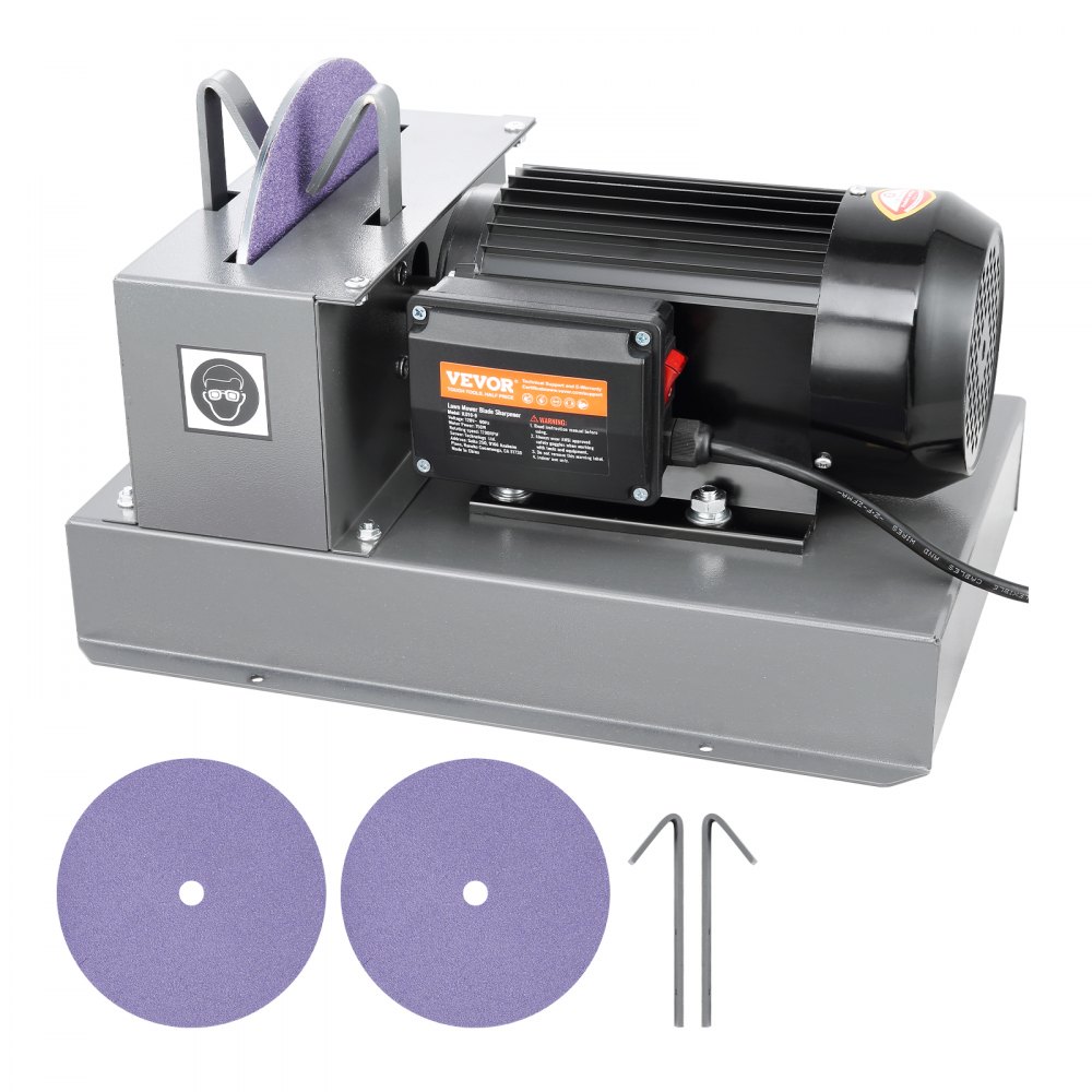 Illustration of Lawn Mower Blade Grinding