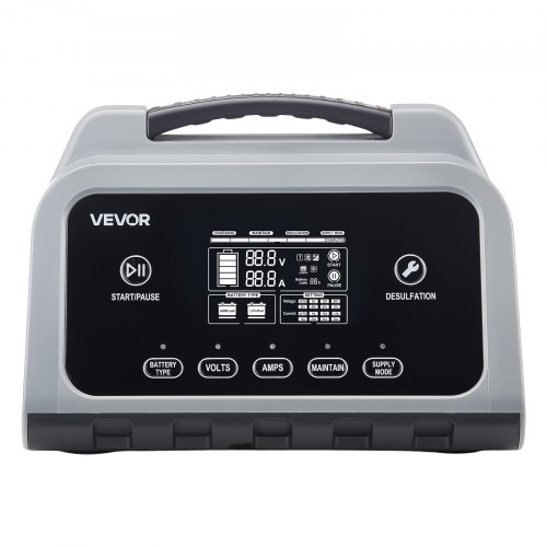 VEVOR 12 Amp Smart Battery Charger – 6V, 12V, 24V, 36V, 48V
