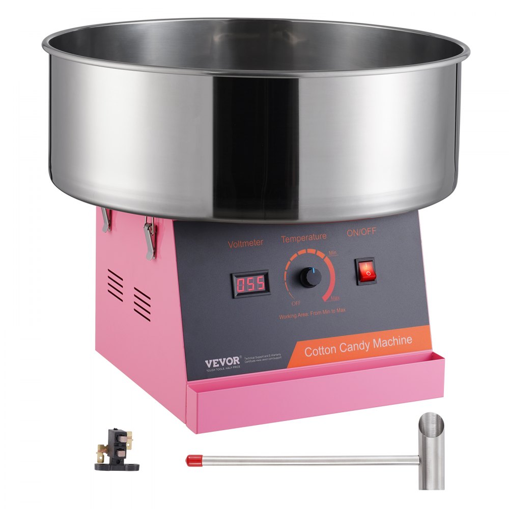 VEVOR Electric Cotton Candy Machine, 1000W Candy Floss Maker ...