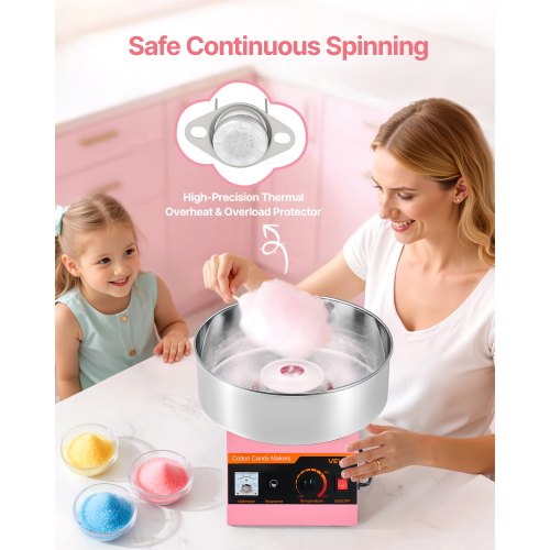 VEVOR Cotton Candy Maker Machine — 1000W Commercial Electric