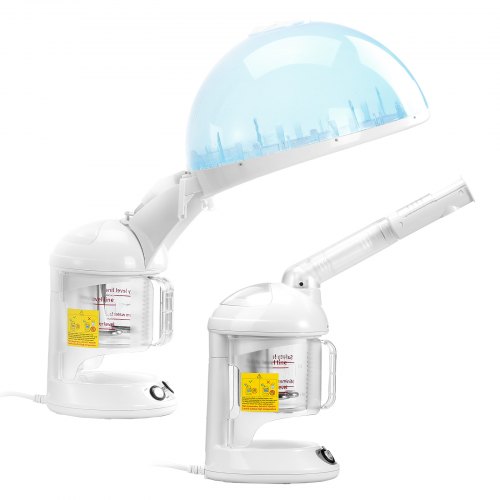 VEVOR Face and Hair Steamer – 2-in-1, 350ml Nano Ionic Spa
