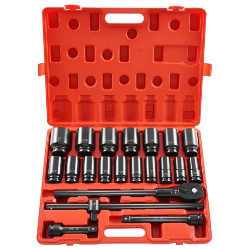 VEVOR Impact Socket Set 3/4 Inches 22 Piece Deep Impact