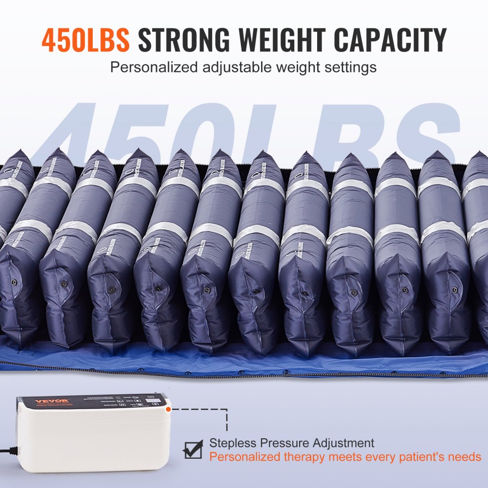 VEVOR Alternating Air Pressure Mattress, Dual-Layer Alternating ...