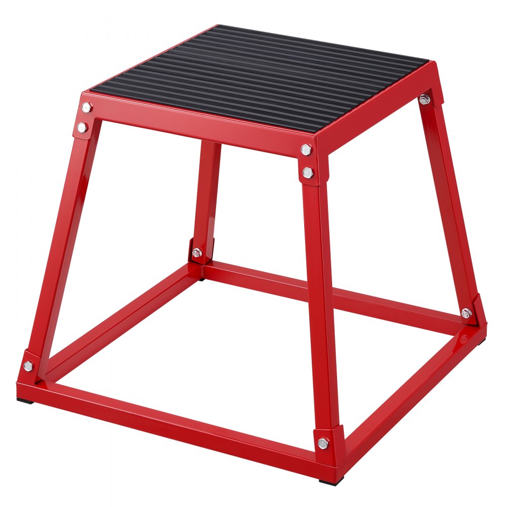 VEVOR Plyometric Jump Box, 18 Inch Plyo Box, Steel Plyometric Platform ...