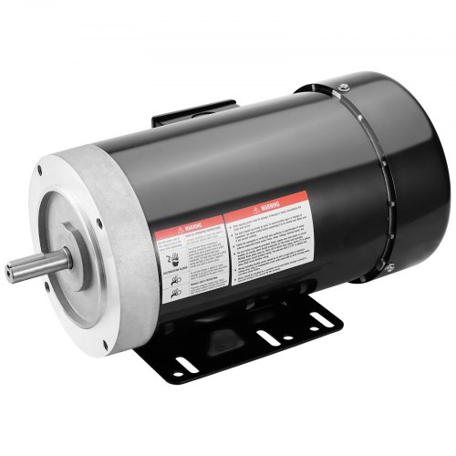 VEVOR 2HP Electric Motor 3450 rpm, AC 230V/460V, 56C Frame, Air ...