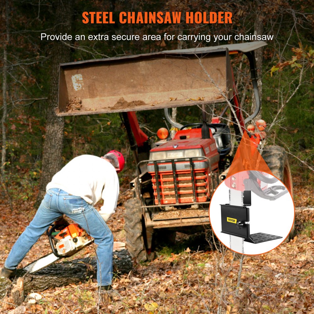 Log chainsaw deals holder