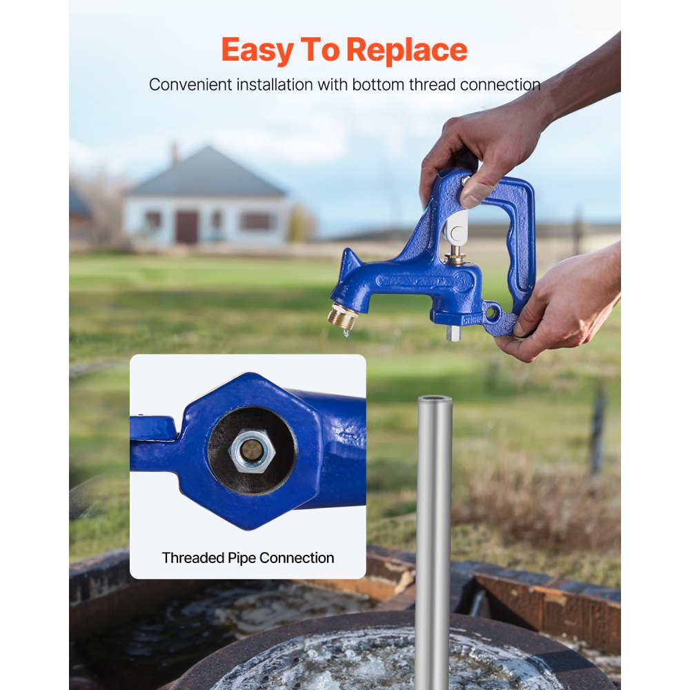 VEVOR Freeze-proof Outdoor Faucet – Easy Hose Connection