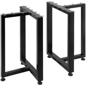 VEVOR Metal Table Legs Set of 2, Dining Table Legs 28” Height, 18 ...