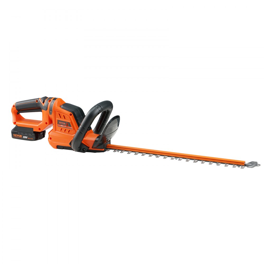 VEVOR 20V Cordless Hedge Trimmer 18 inch Double edged Steel Blade