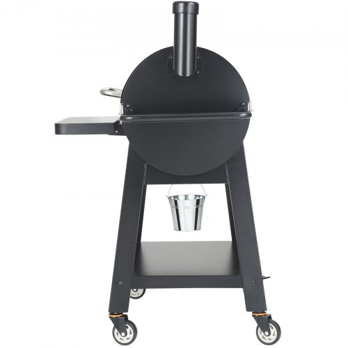 53-Inch Heavy-Duty Portable Wood Pellet BBQ Grill With Cart (SAK93641)