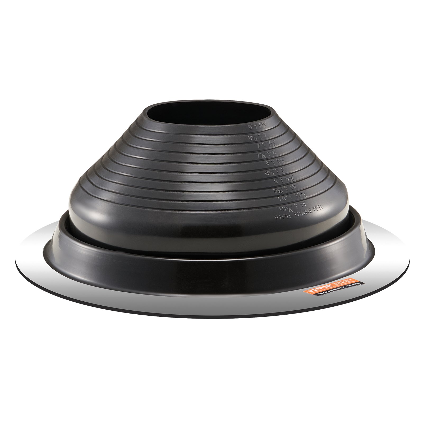 VEVOR 2 Pcs Roof Pipe Flashing Boots, Fit Pipe OD 6