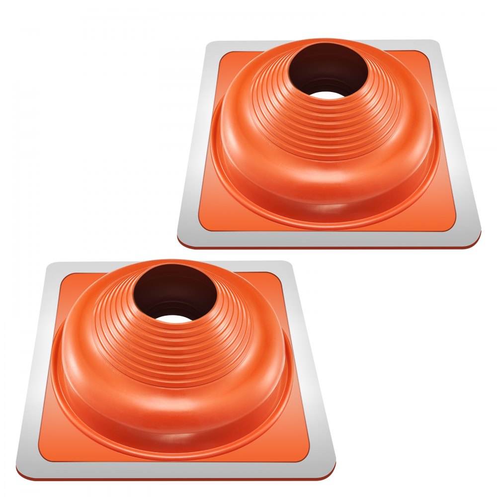 VEVOR 2 PCs Roof Pipe Flashing Boots, Fit Pipe OD 6-1/4