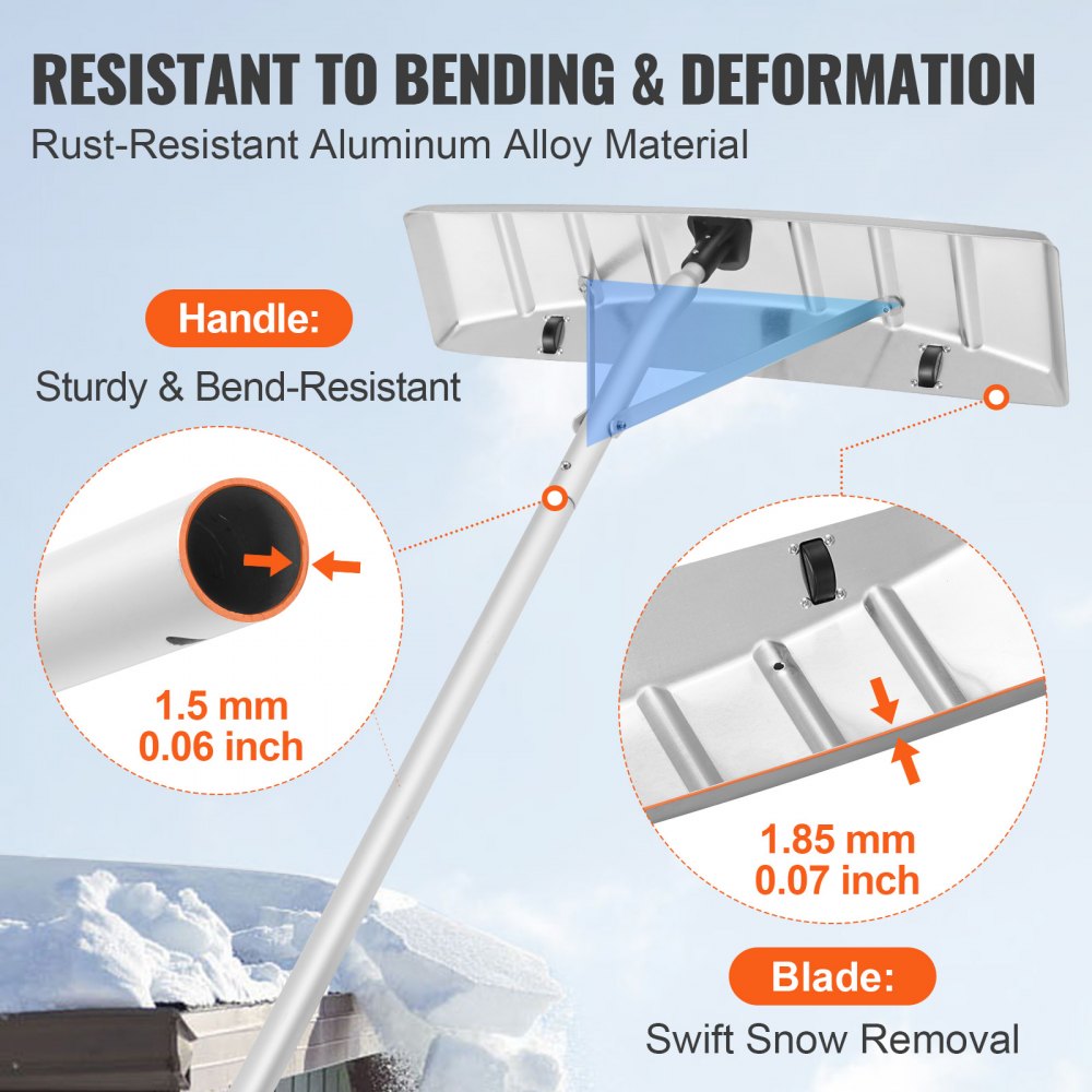 VEVOR Snow Roof Rake, 25