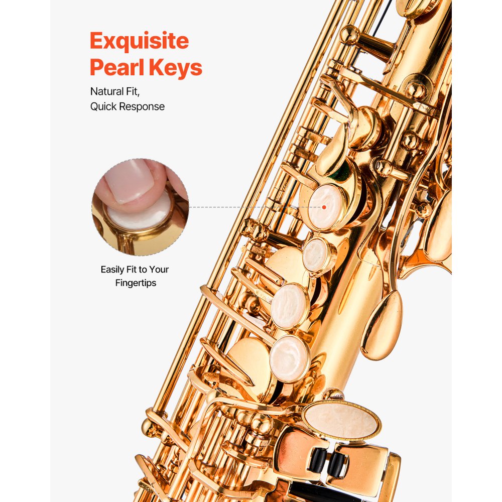 VEVOR Beginner Alto Saxophone Kit — E Flat Brass Saxophone
